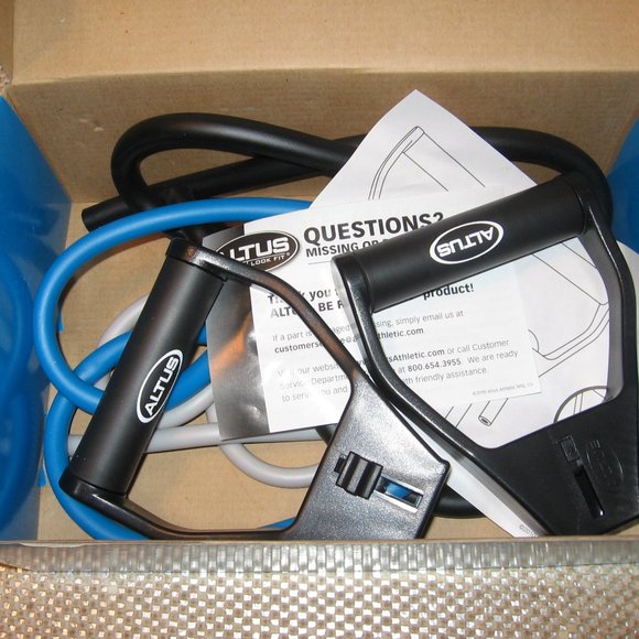 Altus Adjustable Resistance Toning Tube Set Non-Latex New in Box - Picture 3 of 3
